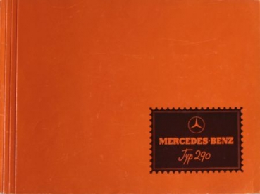 Mercedes-Benz 290 Modellprogramm 1935 Automobilprospekt (5399)